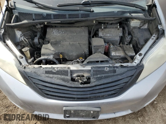 2014 Toyota Sienna L with VIN 5TDZK3DC7ES489962, listed as a Copart auction lot 48117985 with 329,366 mi miles and Clean Title. Bid and sale history available at carsss.com. Image 12.