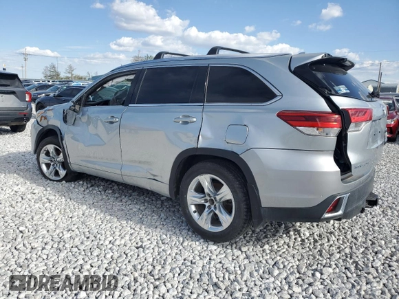 2018 Toyota Highlander Limited z VIN 5TDDZRFH1JS865387, wystawiony jako Copart lot #42059445 z przebiegiem Nie podano mil oraz Szkoda całkowita • Salvage title. Historia ofert i sprzedaży dostępna na DreamBid. Obrazek 2.