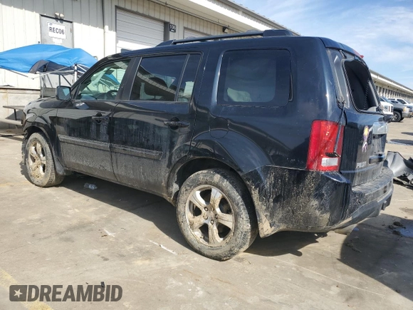 2013 Honda Pilot EX-L with VIN 5FNYF4H55DB062588, listed as a Copart auction lot 46067325 with 176,262 mi miles and Salvage Title. Bid and sale history available at carsss.com. Image 2.