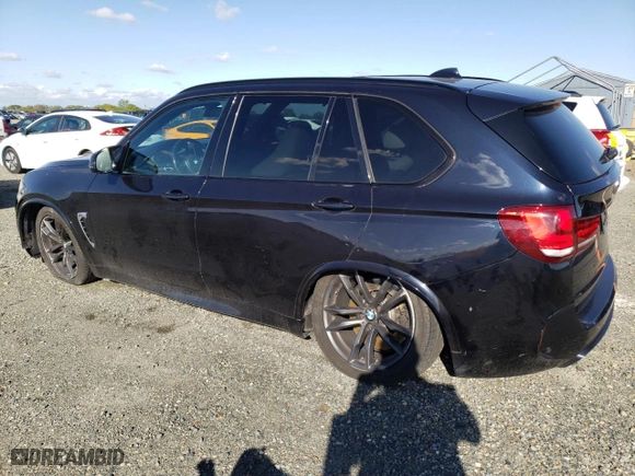2015 BMW X5 M with VIN 5YMKT6C55F0C88871, listed as a Copart auction lot 48172504 with 89,398 mi miles. Bid and sale history available at carsss.com. Image 2.