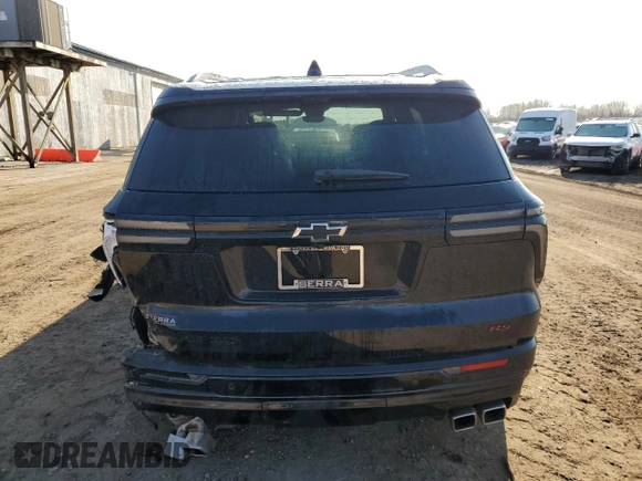 2024 Chevrolet Traverse AWD RS z VIN 1GNEVLKS9RJ166541, wystawiony jako Copart lot #50409225 z przebiegiem 8 356 mil mil oraz Szkoda całkowita • Salvage title. Historia ofert i sprzedaży dostępna na DreamBid. Obrazek 6.