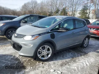 2021 Chevrolet Bolt EV LT with VIN 1G1FY6S09M4101600, listed as a Copart auction lot 43694675 with 25,034 mi miles and Salvage Title. Bid and sale history available at carsss.com. Image 1.