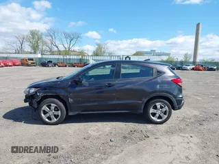 2018 Honda HR-V LX with VIN 3CZRU6H37JG708010, listed as a IAAI auction lot 42059990 with 100,822 mi miles. Bid and sale history available at carsss.com. Image 15.