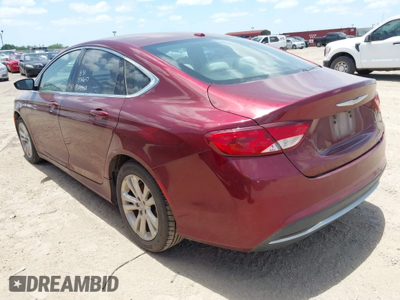 2015 Chrysler 200 Limited with VIN 1C3CCCAB4FN554647, listed as a IAAI auction lot 42535164 with 101,055 mi miles and . Bid and sale history available at DreamBid. Image 3.