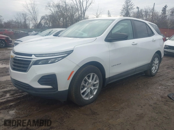 2024 Chevrolet Equinox LS with VIN 3GNAXHEG9RL218594, listed as a IAAI auction lot 41719829 with 20,120 mi miles and . Bid and sale history available at DreamBid. Image 17.