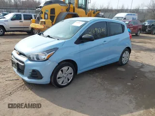 2016 Chevrolet Spark LS with VIN KL8CB6SA1GC582966, listed as a IAAI auction lot 41698720 with 92,053 mi miles. Bid and sale history available at carsss.com. Image 2.