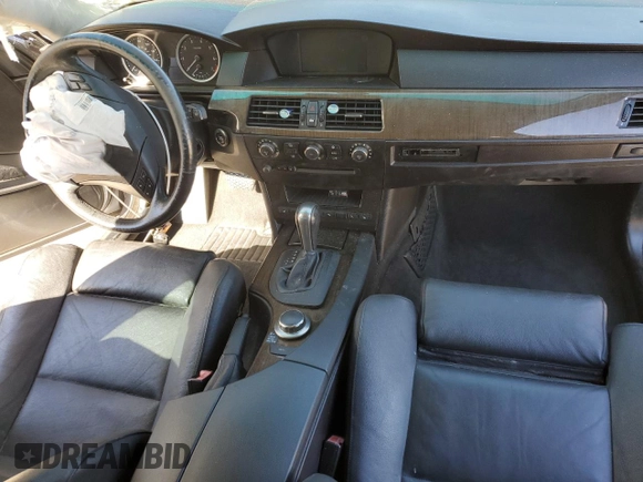 2006 BMW 5 Series 550i with VIN WBANB53546CP02671, listed as a Copart auction lot 72996534 with 124,214 mi miles and Salvage Title. Bid and sale history available at DreamBid. Image 8.