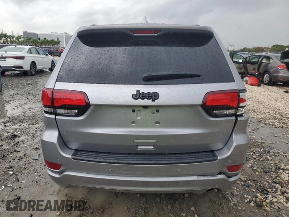 2021 Jeep Grand Cherokee Laredo X with VIN 1C4RJEAG0MC814067, listed as a Copart auction lot 52042035 with 39,127 mi miles and Non repairable. Bid and sale history available at DreamBid. Image 6.
