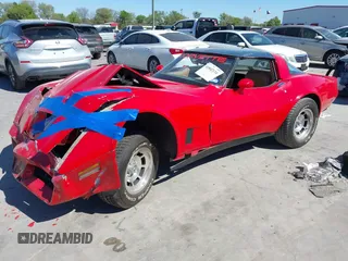 1981 Chevrolet Corvette with VIN 1G1AY8768B5105437, listed as a IAAI auction lot 41842131 with 41,275 mi miles. Bid and sale history available at carsss.com. Image 2.