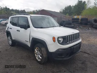 2018 Jeep Renegade Upland with VIN ZACCJBAB6JPJ45087, listed as a IAAI auction lot 42140535 with 90,099 mi miles and . Bid and sale history available at DreamBid. Image 1.