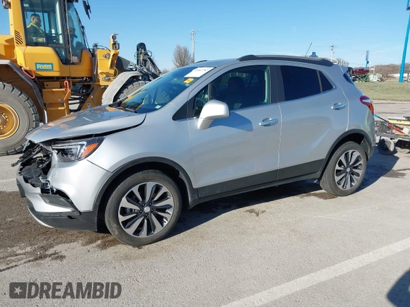 2021 Buick Encore Preferred with VIN KL4CJESM4MB368967, listed as a IAAI auction lot 41807782 with 32,130 mi miles. Bid and sale history available at carsss.com. Image 2.