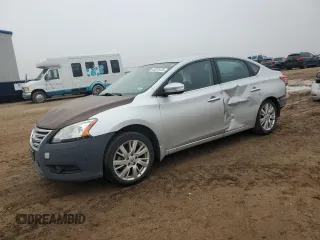 2015 Nissan Sentra SL with VIN 3N1AB7AP0FY344836, listed as a Copart auction lot 43078125 with 89,423 mi miles and Salvage Title. Bid and sale history available at DreamBid. Image 1.