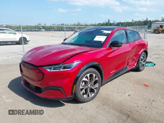 2023 Ford Mustang Mach-E Premium with VIN 3FMTK3SU7PMA97466, listed as a IAAI auction lot 42042779 with 11,016 mi miles and . Bid and sale history available at DreamBid. Image 19.