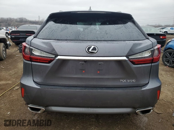 2016 Lexus RX 350 with VIN 2T2BZMCA5GC009122, listed as a Copart auction lot 52448045 with 122,781 mi miles and Salvage Title. Bid and sale history available at DreamBid. Image 6.