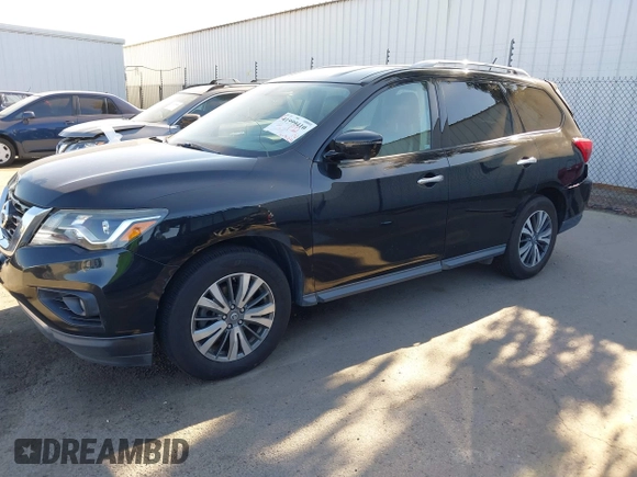 2018 Nissan Pathfinder S with VIN 5N1DR2MN6JC633381, listed as a IAAI auction lot 41999410 with 106,561 mi miles and . Bid and sale history available at DreamBid. Image 17.