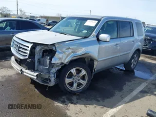 2012 Honda Pilot EX-L with VIN 5FNYF4H54CB033968, listed as a IAAI auction lot 41829628 with 265,486 mi miles and . Bid and sale history available at DreamBid. Image 19.