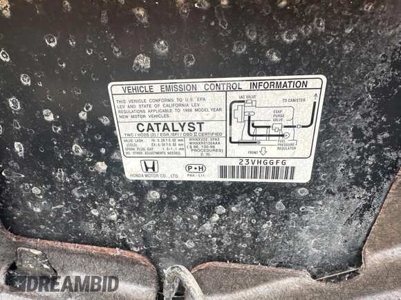 1998 Honda Accord LX с VIN 1HGCG5641WA250965, выставлен на аукционе IAAI как лот 42197053 с пробегом 294 770 миль миль и . История ставок и продаж доступна на DreamBid. Изображение 5.