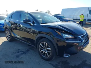 2015 Lexus NX 200t with VIN JTJYARBZ1F2007503, listed as a IAAI auction lot 41319013 with 137,468 mi miles. Bid and sale history available at carsss.com. Image 1.