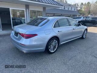 2022 Mercedes-Benz S with VIN W1K6G7GB5NA078108, listed as a Copart auction lot 55155915 with 63,591 mi miles and Clean Title. Bid and sale history available at carsss.com. Image 4.