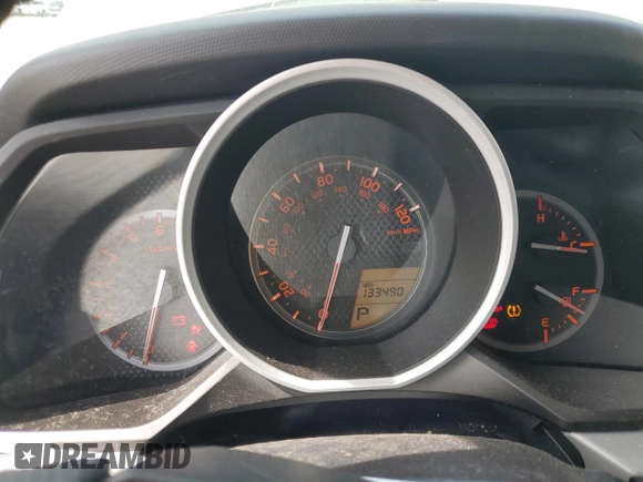 2013 Toyota 4Runner SR5 with VIN JTEZU5JR7D5048623, listed as a Copart auction lot 48212605 with 133,490 mi miles and Salvage Title. Bid and sale history available at DreamBid. Image 9.