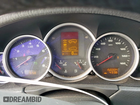 2005 Porsche Cayenne S with VIN WP1AB29P45LA64590, listed as a Copart auction lot 53010815 with 150,334 mi miles and Clean title. Bid and sale history available at DreamBid. Image 9.