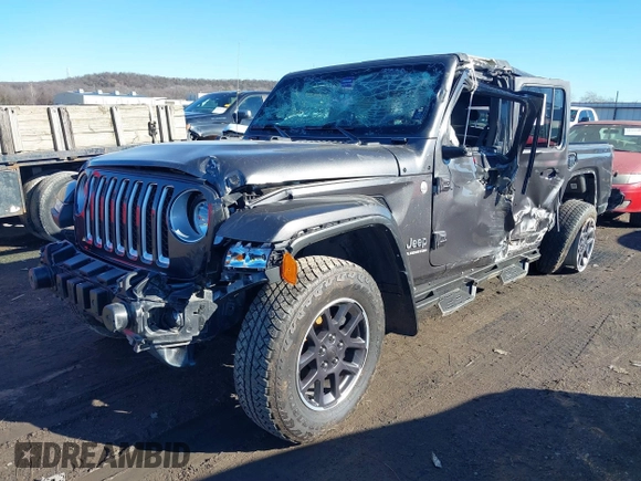2022 Jeep Gladiator High Altitude with VIN 1C6HJTFG2NL183405, listed as a IAAI auction lot 41341938 with Not provided miles and . Bid and sale history available at DreamBid. Image 2.