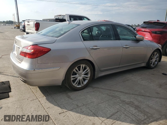 2013 Hyundai Genesis 3.8L with VIN KMHGC4DDXDU235431, listed as a Copart auction lot 72545984 with 102,739 mi miles and Salvage Title. Bid and sale history available at carsss.com. Image 3.