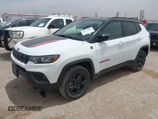2023 Jeep Compass Trailhawk with VIN 3C4NJDDN3PT544408, listed as a IAAI auction lot 42253800 with 53,105 mi miles and . Bid and sale history available at DreamBid. Image 2.