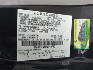 2011 Ford Focus SE with VIN 1FAHP3FN6BW140790, listed as a IAAI auction lot 41277430 with 114,192 mi miles. Bid and sale history available at carsss.com. Image 9.