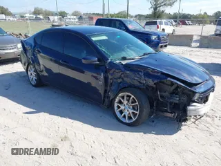 2013 Dodge Dart SXT with VIN 1C3CDFBH7DD347383, listed as a IAAI auction lot 41591587 with 1 mi miles. Bid and sale history available at carsss.com. Image 1.
