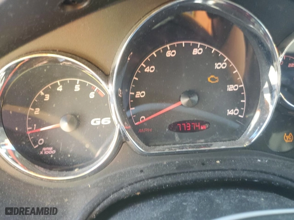 2006 Pontiac G6 GT with VIN 1G2ZH158764199753, listed as a Copart auction lot 80732274 with NaN miles and Salvage Title. Bid and sale history available at carsss.com. Image 9.