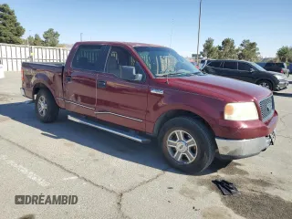 2005 Ford F-150 XLT with VIN 1FTPW12505KE04648, listed as a Copart auction lot 53284395 with 184,753 mi miles and Salvage Title. Bid and sale history available at carsss.com. Image 4.