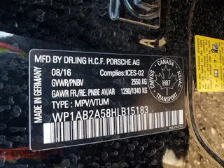 2017 Porsche Macan S with VIN WP1AB2A58HLB15183, listed as a Copart auction lot 49854495 with 101,576 mi miles and Salvage Title. Bid and sale history available at DreamBid. Image 13.