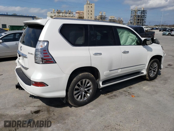 2017 Lexus GX with VIN JTJJM7FX8H5153422, listed as a Copart auction lot 41570193 with 39,107 mi miles. Bid and sale history available at carsss.com. Image 3.