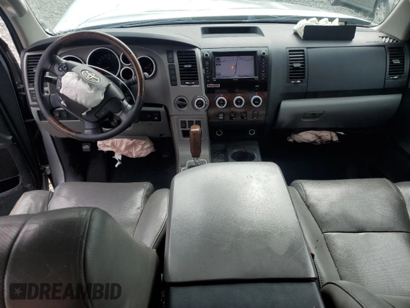 2012 Toyota Tundra Limited with VIN 5TFHW5F18CX233781, listed as a Copart auction lot 57956925 with 208,629 mi miles and Salvage title. Bid and sale history available at DreamBid. Image 8.
