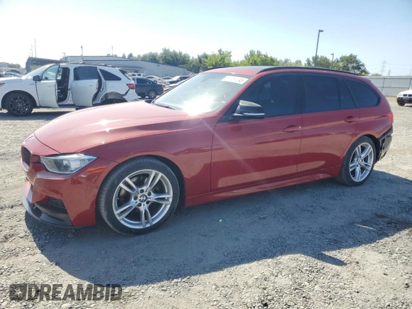 2014 BMW 3 Series 328d xDrive with VIN WBA3K5C57EKT33199, listed as a Copart auction lot 61461245 with 114,134 mi miles and Salvage title. Bid and sale history available at DreamBid. Image 1.