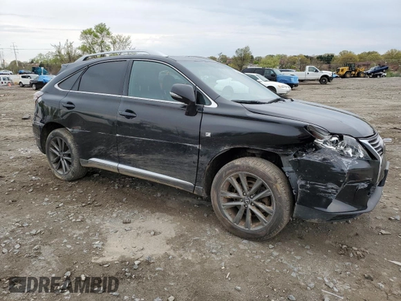 2014 Lexus RX 350 with VIN 2T2BK1BA1EC230752, listed as a Copart auction lot 53041835 with 224,396 mi miles and Salvage Title. Bid and sale history available at DreamBid. Image 4.