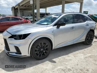 2023 Lexus RX with VIN 2T2BCMEA3PC005083, listed as a Copart auction lot 47475954 with 10,557 mi miles and Salvage Title. Bid and sale history available at carsss.com. Image 1.