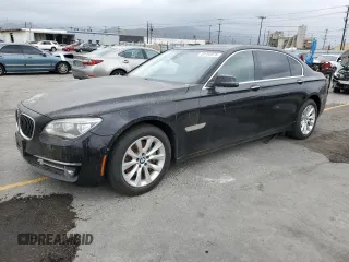 2015 BMW 7 Series 740Li with VIN WBAYE4C5XFD947497, listed as a Copart auction lot 55705975 with 257,496 mi miles and Clean Title. Bid and sale history available at DreamBid. Image 1.