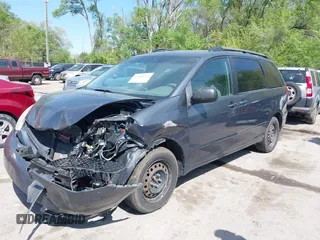 2006 Toyota Sienna CE with VIN 5TDZA23C66S505374, listed as a IAAI auction lot 42068566 with 222,004 mi miles. Bid and sale history available at carsss.com. Image 2.