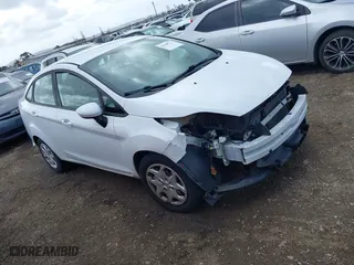2013 Ford Fiesta S with VIN 3FADP4AJ3DM153816, listed as a IAAI auction lot 41598766 with 64,808 mi miles. Bid and sale history available at carsss.com. Image 1.