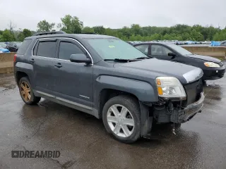2011 GMC Terrain SLT-1 with VIN 2CTFLVE51B6320218, listed as a Copart auction lot 60908875 with 153,372 mi miles and Salvage title. Bid and sale history available at DreamBid. Image 4.