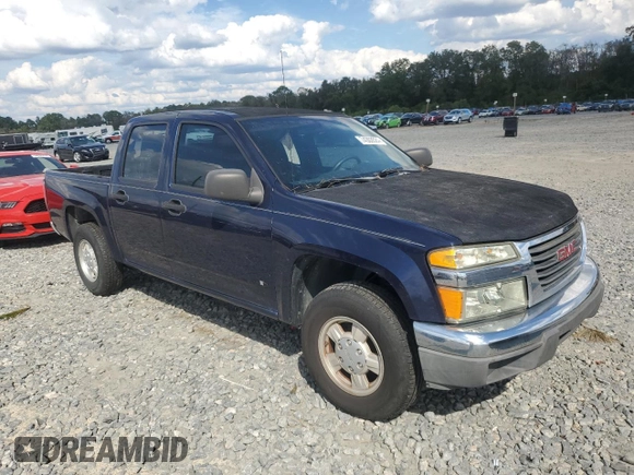 2007 GMC Canyon SLE1 with VIN 1GTCS139978239016, listed as a Copart auction lot 74303524 with 136,579 mi miles and Salvage Title. Bid and sale history available at carsss.com. Image 4.