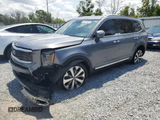2020 Kia Telluride S with VIN 5XYP64HC1LG029489, listed as a Copart auction lot 59097345 with 108,360 mi miles and Non repairable. Bid and sale history available at DreamBid. Image 1.