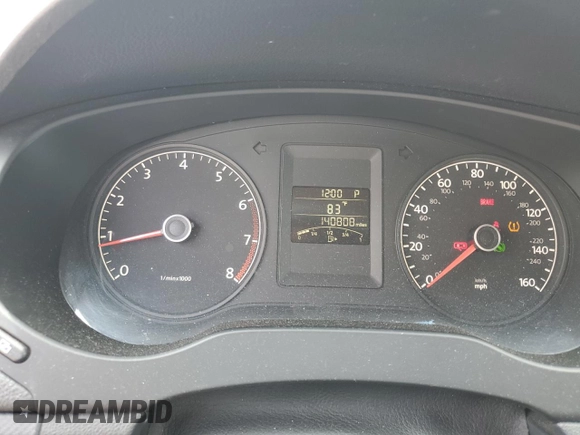 2011 Volkswagen Jetta SE with VIN 3VWDX7AJ8BM322833, listed as a Copart auction lot 56546615 with 140,808 mi miles and Salvage title. Bid and sale history available at DreamBid. Image 9.