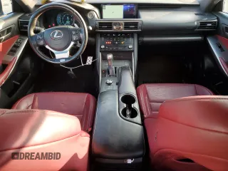 2017 Lexus IS with VIN JTHCM1D22H5024316, listed as a Copart auction lot 43528395 with 0 mi miles and Salvage Title. Bid and sale history available at carsss.com. Image 8.