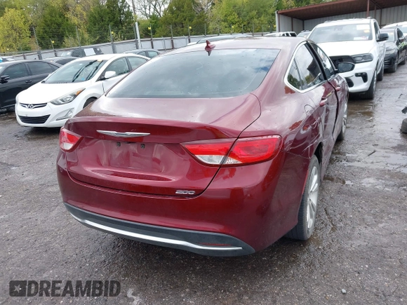 2016 Chrysler 200 Limited with VIN 1C3CCCAB8GN191822, listed as a IAAI auction lot 40744147 with 162,294 mi miles and . Bid and sale history available at DreamBid. Image 16.