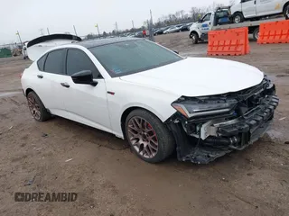 2023 Acura TLX Type S z VIN 19UUB7F09PY000104, wystawiony jako IAAI lot #41747573 z przebiegiem 22 182 mil mil oraz . Historia ofert i sprzedaży dostępna na DreamBid. Obrazek 1.