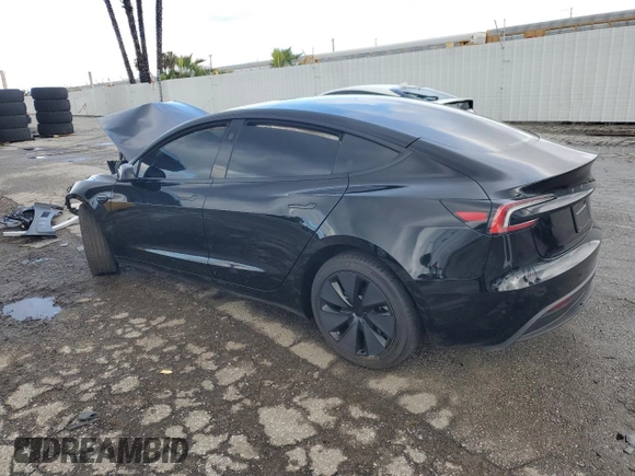 2025 Tesla Model 3 Long Range с VIN 5YJ3E1EA2SF907679, выставлен на аукционе Copart как лот 48718815 с пробегом Не указан миль и Списание • Salvage title. История ставок и продаж доступна на DreamBid. Изображение 3.