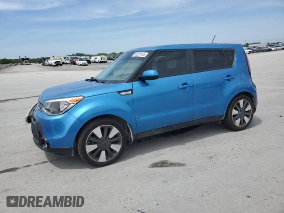2016 Kia Soul + with VIN KNDJP3A51G7335443, listed as a Copart auction lot 54226145 with 88,736 mi miles and Salvage Title. Bid and sale history available at carsss.com. Image 1.